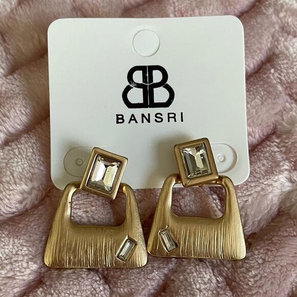 NWT Nordstrom Bansri Gold-Tone Earrings - Picture 1 of 5